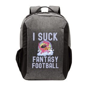 I SUCK AT FANTASY FOOTBALL TREX RAINBOW LOSER Vector Backpack