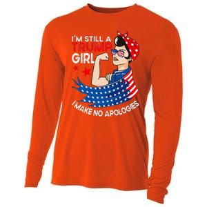 IM Still A Trump Girl I Make No Apologies Cooling Performance Long Sleeve Crew