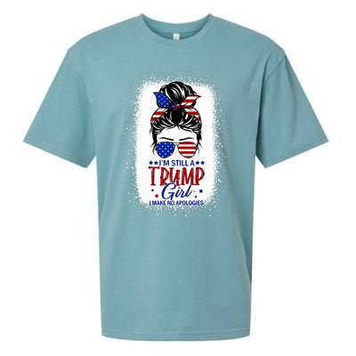 IM Still A Trump Girl I Make No Apologies Trump 2024 Sueded Cloud Jersey T-Shirt