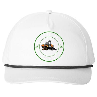 Im Sexy And I Mow It Fathers Day Dad Joke Mower Snapback Five-Panel Rope Hat