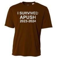 I Survived Apush 20232024 For Students Teachers Funny Cooling Performance Crew T-Shirt