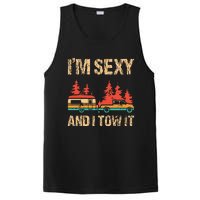 IM Sexy And I Tow It Bigfoot Camp Trees Hike Hiking Camping PosiCharge Competitor Tank