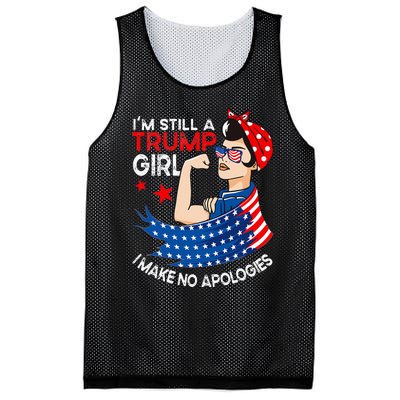 IM Still A Trump Girl I Make No Apologies Mesh Reversible Basketball Jersey Tank