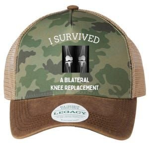 I Survived A Bilateral Knee Replacement Legacy Tie Dye Trucker Hat