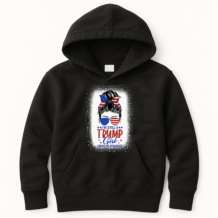 IM Still A Trump Girl I Make No Apologies Trump 2024 Kids Hoodie