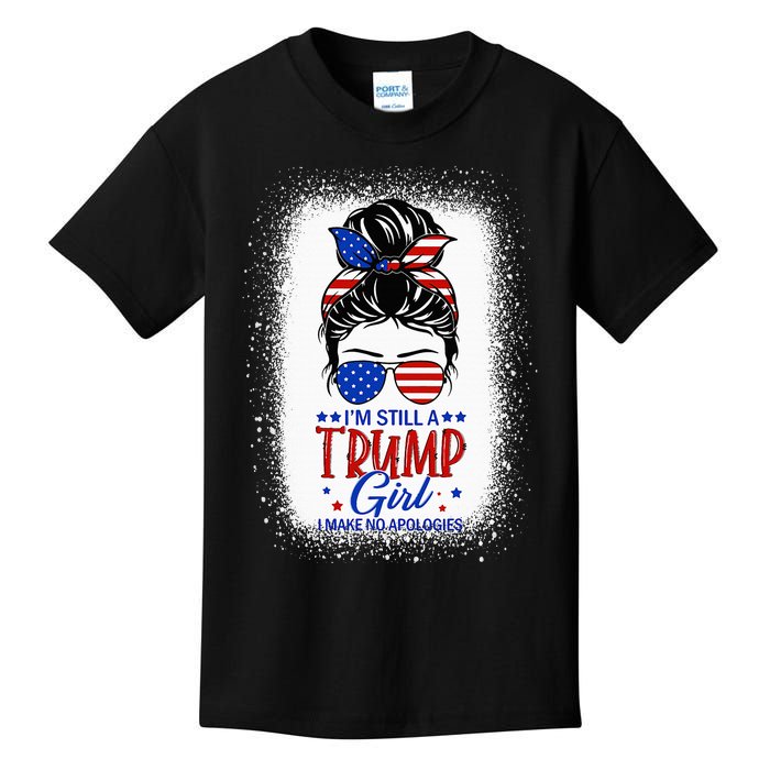 IM Still A Trump Girl I Make No Apologies Trump 2024 Kids T-Shirt