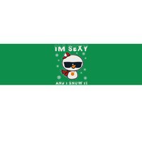 Im Sexy And I Snow It Retro Funny Snowman Bumper Sticker