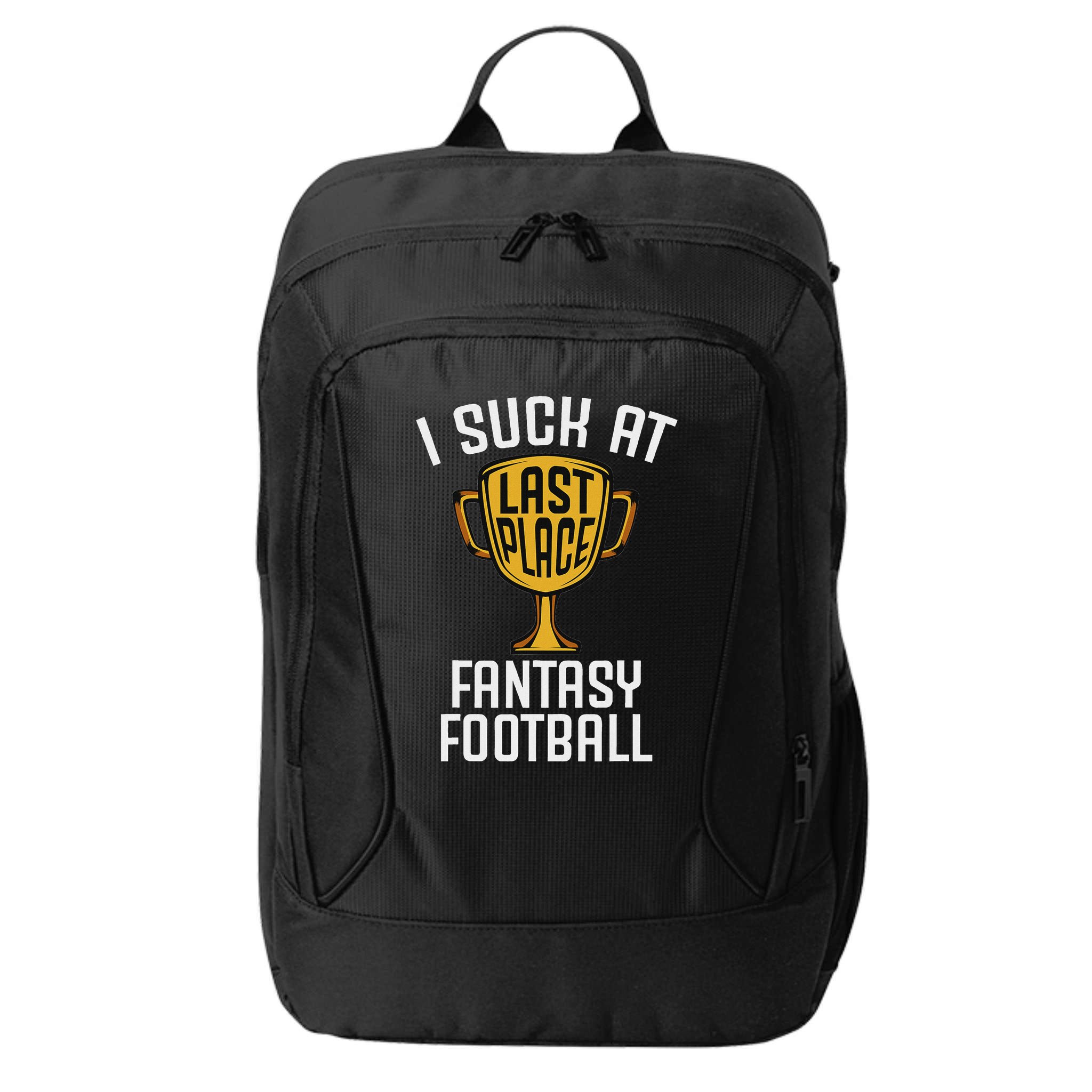 I Suck At Fantasy Football Last Place Loser Trophy City Backpack