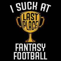 I Suck At Fantasy Football Last Place Loser Trophy City Backpack