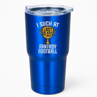 I Suck At Fantasy Football Last Place Loser Trophy Tumbler