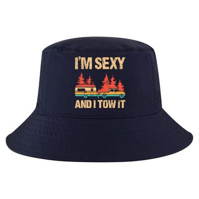 IM Sexy And I Tow It Bigfoot Camp Trees Hike Hiking Camping Cool Comfort Performance Bucket Hat