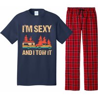 IM Sexy And I Tow It Bigfoot Camp Trees Hike Hiking Camping Pajama Set