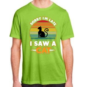 I Saw A Cat Adult ChromaSoft Performance T-Shirt