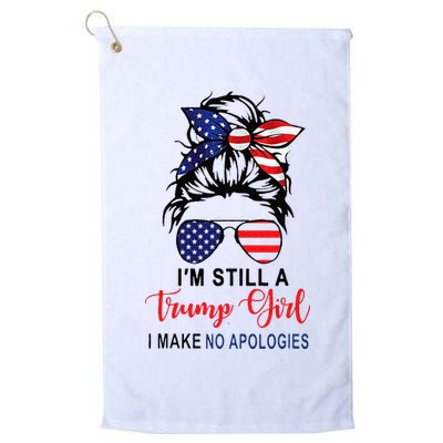 Im Still A Trump Girl Make No Apologies Patriotic American Golf Towel