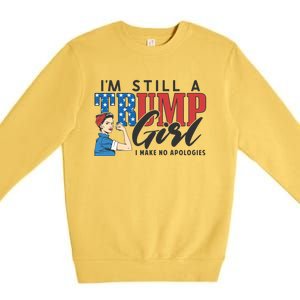 IM Still A Trump Make No Apologies Patriotic American Gift Premium Crewneck Sweatshirt