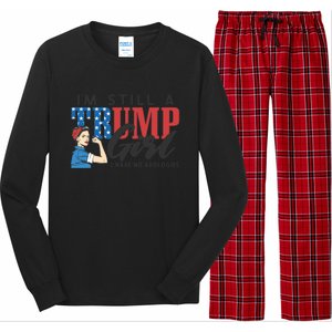 IM Still A Trump Make No Apologies Patriotic American Gift Long Sleeve Pajama Set