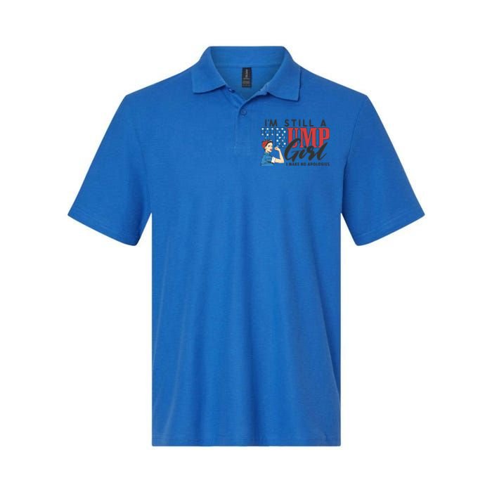 IM Still A Trump Make No Apologies Patriotic American Gift Softstyle Adult Sport Polo