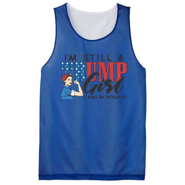 IM Still A Trump Make No Apologies Patriotic American Gift Mesh Reversible Basketball Jersey Tank