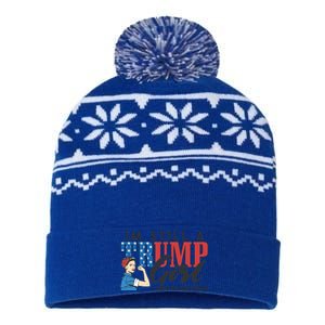 IM Still A Trump Make No Apologies Patriotic American Gift USA-Made Snowflake Beanie