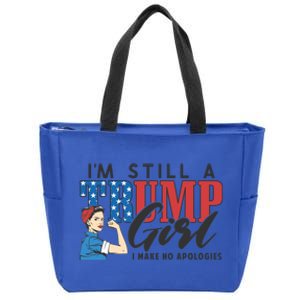 IM Still A Trump Make No Apologies Patriotic American Gift Zip Tote Bag