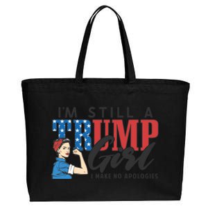 IM Still A Trump Make No Apologies Patriotic American Gift Cotton Canvas Jumbo Tote