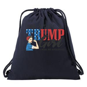 IM Still A Trump Make No Apologies Patriotic American Gift Drawstring Bag