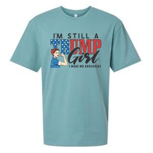 IM Still A Trump Make No Apologies Patriotic American Gift Sueded Cloud Jersey T-Shirt