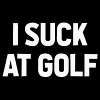 I Suck At Golf Sarcastic Loser Golfers Friend Funny Golfing Impact Tech Backpack