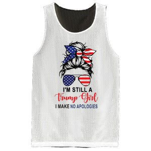 IM Still A Trump Girl Make No Apologies Patriotic American Mesh Reversible Basketball Jersey Tank