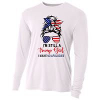 IM Still A Trump Girl Make No Apologies Patriotic American Cooling Performance Long Sleeve Crew