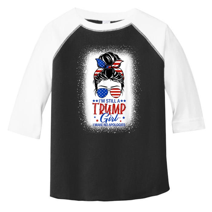 I'm Still A Trump I Make No Apologies Trump 2024 Women Toddler Fine Jersey T-Shirt