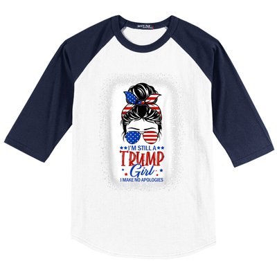 I'm Still A Trump I Make No Apologies Trump 2024 Women Baseball Sleeve Shirt