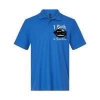 I Suck And Swallow Sexy Vampire Fangs Halloween Costume Softstyle Adult Sport Polo