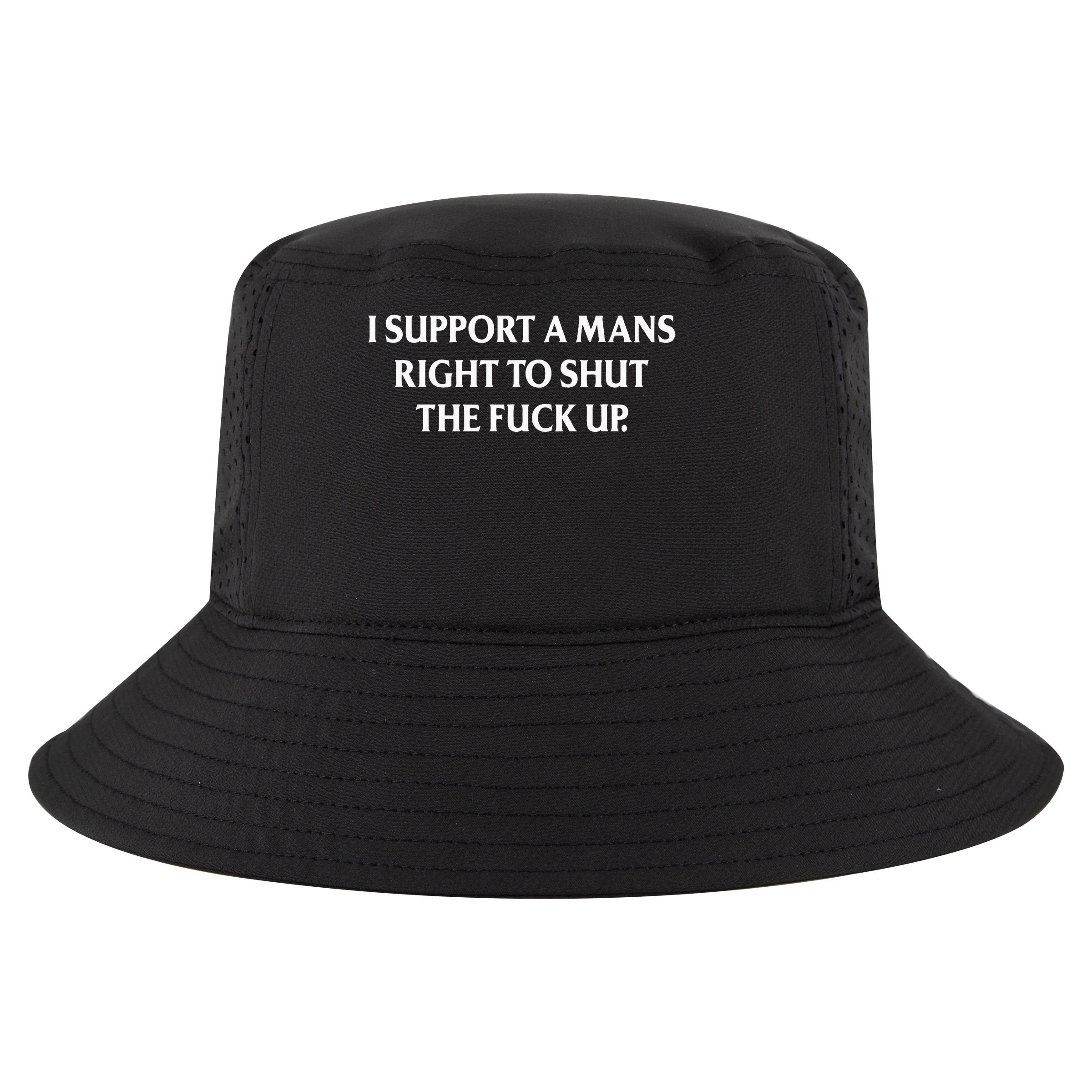 I Support A Mans Right To Shut The Fuck Up Youth Performance Sprint T-Shirt