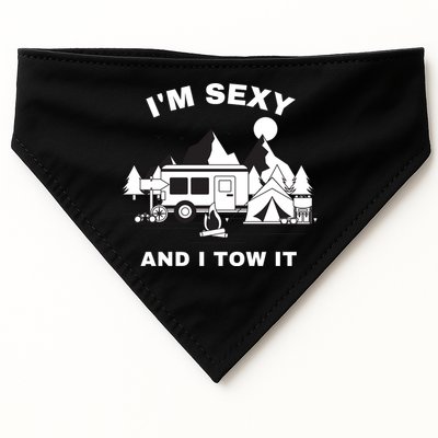 I'M Sexy And I Tow It, Funny Camping RV, Caravan Camping USA-Made Doggie Bandana