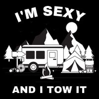 I'M Sexy And I Tow It, Funny Camping RV, Caravan Camping Impact Tech Backpack