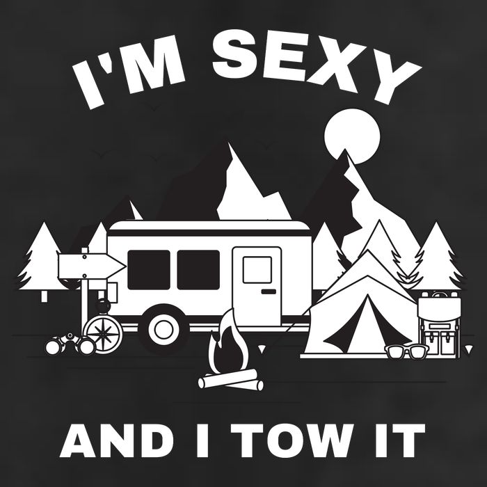 I'M Sexy And I Tow It, Funny Camping RV, Caravan Camping 15oz Campfire Ceramic Mug