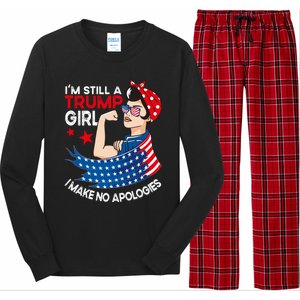 IM Still A Trump I Make No Apologies Trump 2024 Gift Long Sleeve Pajama Set