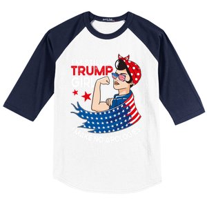 IM Still A Trump I Make No Apologies Trump 2024 Gift Baseball Sleeve Shirt