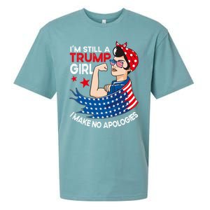 IM Still A Trump I Make No Apologies Trump 2024 Gift Sueded Cloud Jersey T-Shirt