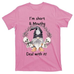 Im Short And Mouth Deal With It Gomes Ghost Halloween T-Shirt