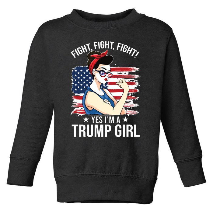 IM Still A Trump Girl I Make No Apologies Toddler Sweatshirt