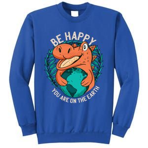 Ironic Statet About Climate Change By A Dinosaur Gift Sweatshirt