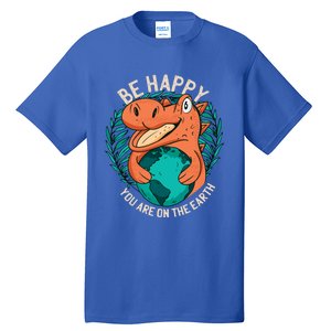 Ironic Statet About Climate Change By A Dinosaur Gift Tall T-Shirt