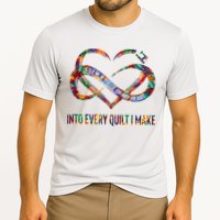 I Sew A Piece Of My Heart Into Every Quilt I Make Performance Shirt