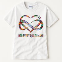 I Sew A Piece Of My Heart Into Every Quilt I Make Tall T-Shirt