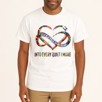 I Sew A Piece Of My Heart Into Every Quilt I Make Tall T-Shirt
