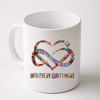 I Sew A Piece Of My Heart Into Every Quilt I Make Mug