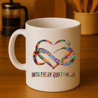 I Sew A Piece Of My Heart Into Every Quilt I Make Mug