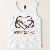 I Sew A Piece Of My Heart Into Every Quilt I Make Tank Top